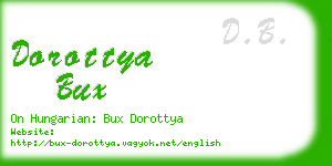 dorottya bux business card